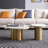 Nordic Round Granite Coffee Tables | MST-0108