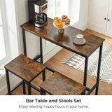 Dining Table Set, Bar Table and Stools Set, Breakfast Bar Table | MSDT-0114