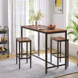 Dining Table Set, Bar Table and Stools Set, Breakfast Bar Table | MSDT-0114