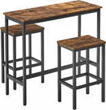 Dining Table Set, Bar Table and Stools Set, Breakfast Bar Table | MSDT-0114