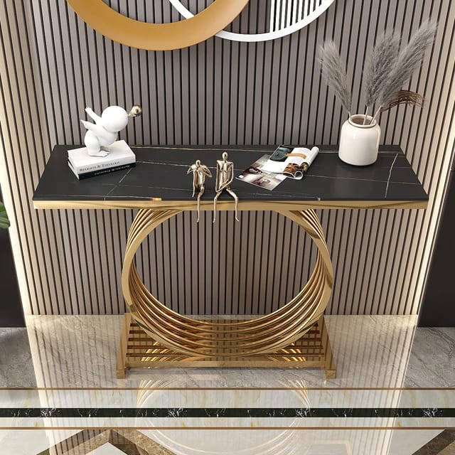 Stylish Console Table, Modern Mdf Sheet Top Entryway Table | MSCT-1003