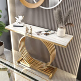 Stylish Console Table, Modern Mdf Sheet Top Entryway Table | MSCT-1003