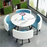 Smart Dinning Table Set For Business Reception, Round Table |  MSDT-0118