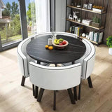 Smart Dinning Table Set For Business Reception, Round Table |  MSDT-0118