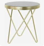 Coffee Table Golden Small Round Table | MST-0280