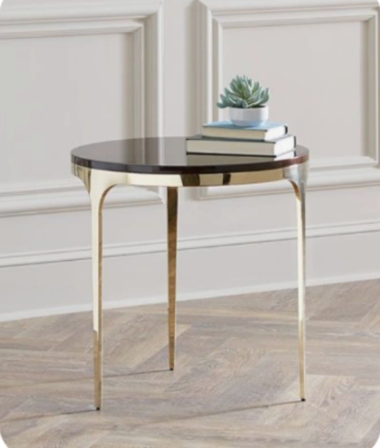 Alexander Living Room Table Stainless Steel with Chrome Finish| MST-0116