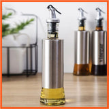 Stainless Steel Glass Oil Bottle 350ml (Pack Of 1) - Lime Online Store